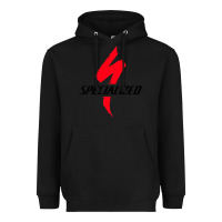 Black Specialized Bikes Bicycle Heavyweight Hoodie - linhVisuals