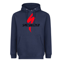 Navy Specialized Bikes Bicycle Heavyweight Hoodie - linhVisuals