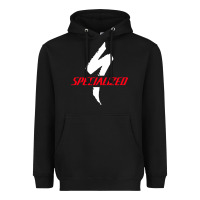 Black Specialized Bikes Bicycle Heavyweight Hoodie - linhVisuals