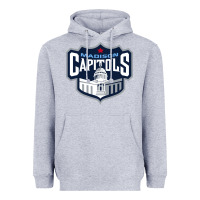 Heather Grey madison capitols Heavyweight Hoodie - linhVisuals