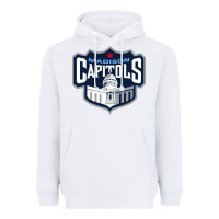 White madison capitols Heavyweight Hoodie - linhVisuals
