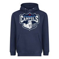Navy madison capitols Heavyweight Hoodie - linhVisuals