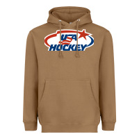 Toasted Coconut usa hockey Heavyweight Hoodie - linhVisuals