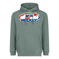 Sage usa hockey Heavyweight Hoodie - linhVisuals