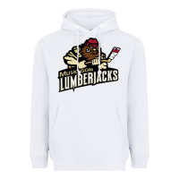 White muskegon lumberjacks dc143c Heavyweight Hoodie - linhVisuals