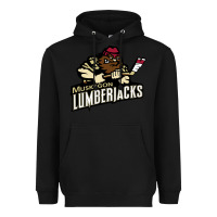 Black muskegon lumberjacks dc143c Heavyweight Hoodie - linhVisuals