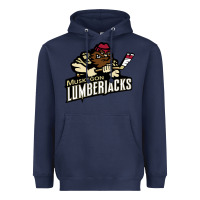 Navy muskegon lumberjacks dc143c Heavyweight Hoodie - linhVisuals