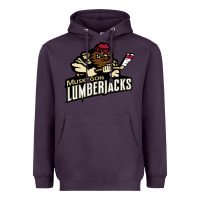 Plum muskegon lumberjacks dc143c Heavyweight Hoodie - linhVisuals