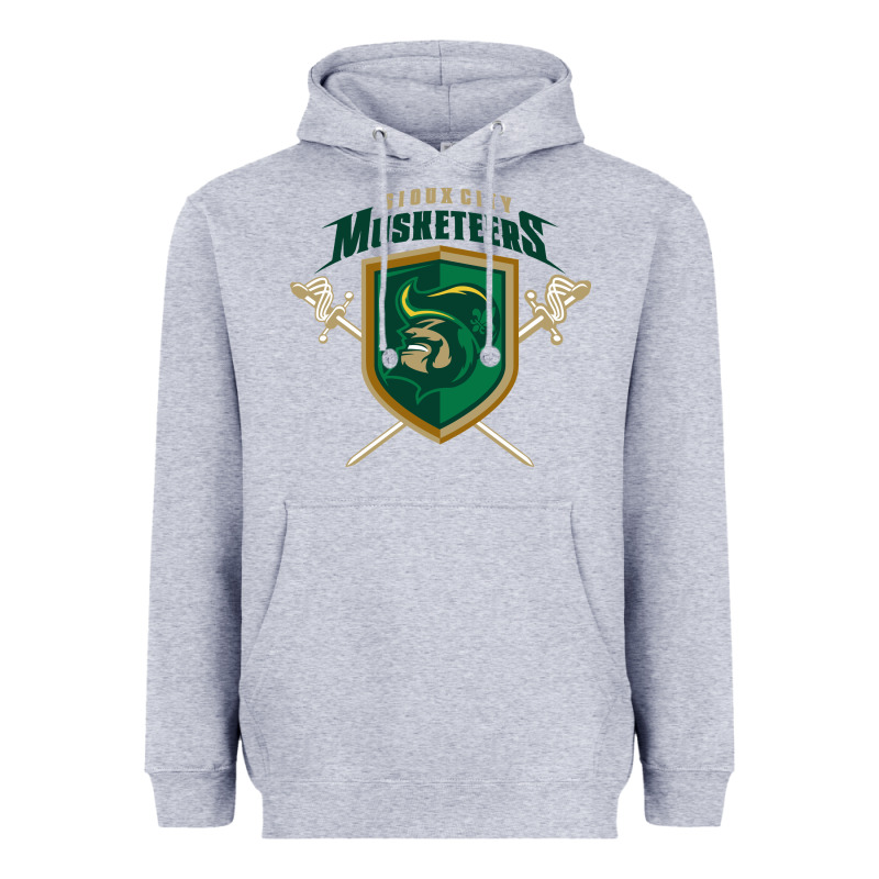 Sioux City Musketeers Heavyweight Hoodie by linhVisuals | Teevron
