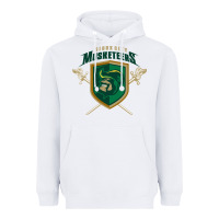 White sioux city musketeers Heavyweight Hoodie - linhVisuals