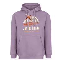 Lavender Jason Aldean Heavyweight Hoodie - linhVisuals