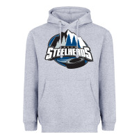 Heather Grey idaho steelheads mountain Heavyweight Hoodie - linhVisuals