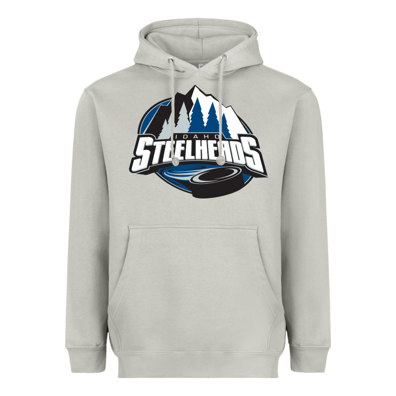 Idaho Steelheads Mountain Heavyweight Hoodie by linhVisuals | Teevron