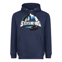 Navy idaho steelheads mountain Heavyweight Hoodie - linhVisuals