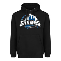 Black idaho steelheads mountain Heavyweight Hoodie - linhVisuals