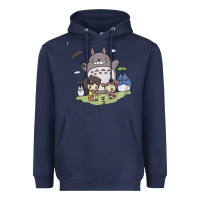 Navy totorooo tshirt Heavyweight Hoodie - linhVisuals