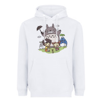 White totorooo tshirt Heavyweight Hoodie - linhVisuals