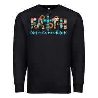 Black faith can move mountains Premium Sweatshirt - JahusDesignShop