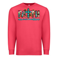 Cardinal faith can move mountains Premium Sweatshirt - JahusDesignShop