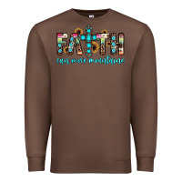 Chestnut faith can move mountains Premium Sweatshirt - JahusDesignShop