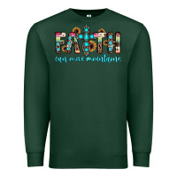 Sports Green faith can move mountains Premium Sweatshirt - JahusDesignShop