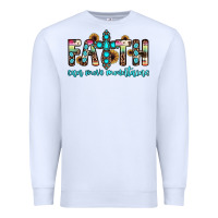 White faith can move mountains Premium Sweatshirt - JahusDesignShop