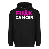 Black fck cancer Heavyweight Hoodie - linhVisuals