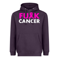 Plum fck cancer Heavyweight Hoodie - linhVisuals
