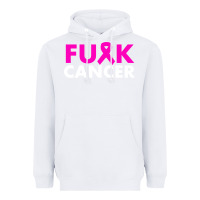 White fck cancer Heavyweight Hoodie - linhVisuals