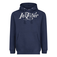 Navy inktober t shirt Heavyweight Hoodie - linhVisuals