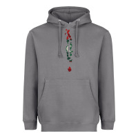 Storm Maldives Map Flag Drawing Line Art Heavyweight Hoodie - linhVisuals