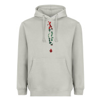 Moon Dust Maldives Map Flag Drawing Line Art Heavyweight Hoodie - linhVisuals