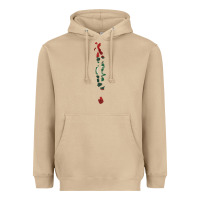 Maldives Map Flag Drawing Line Art Heavyweight Hoodie | Teevron
