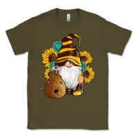 Army Green western bee gnomes beehive honey sunflowers gemstone Classic Tee - Artiststas