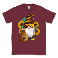 Burgundy western bee gnomes beehive honey sunflowers gemstone Classic Tee - Artiststas