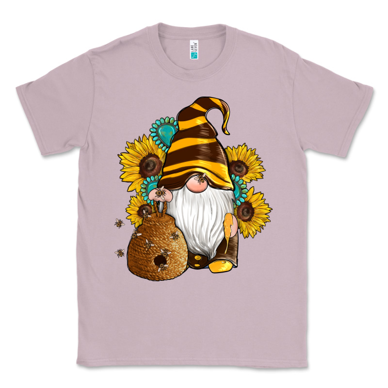 Western Bee Gnomes Beehive Honey Sunflowers Gemstone Classic Tee by Artiststas | Teevron