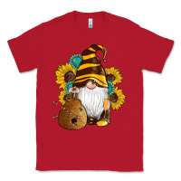 Red western bee gnomes beehive honey sunflowers gemstone Classic Tee - Artiststas