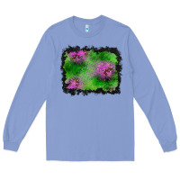 Colony Blue halloween spooky stars background Long Sleeve Tee - BundleAndBundleShop
