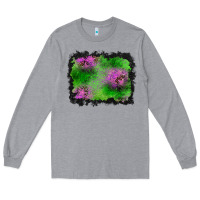 Heather Grey halloween spooky stars background Long Sleeve Tee - BundleAndBundleShop