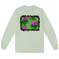 Matcha halloween spooky stars background Long Sleeve Tee - BundleAndBundleShop
