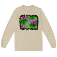 Mushroom halloween spooky stars background Long Sleeve Tee - BundleAndBundleShop