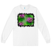White halloween spooky stars background Long Sleeve Tee - BundleAndBundleShop
