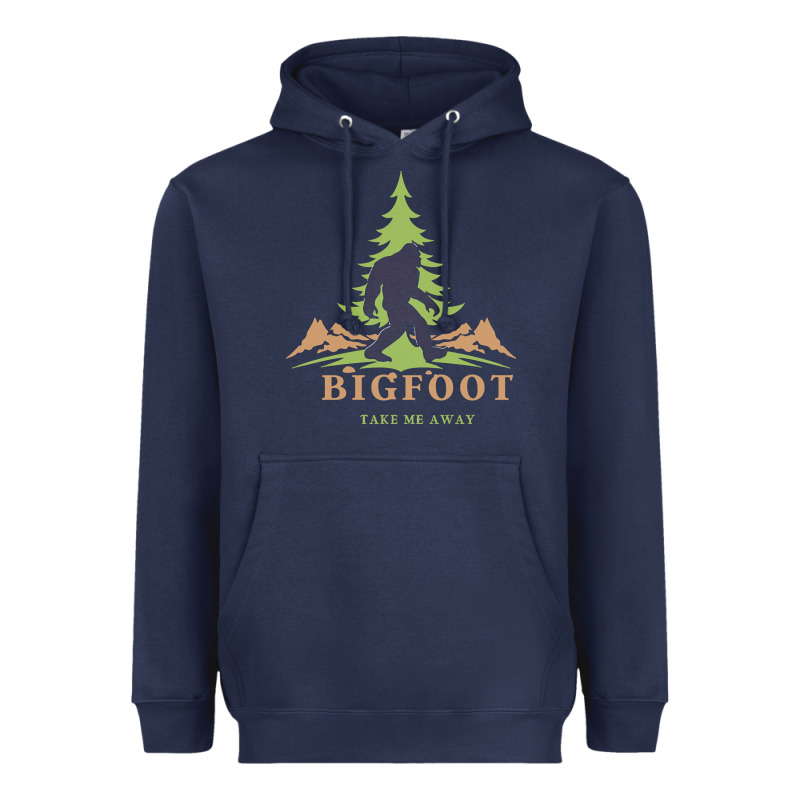 Bigfoot T  Shirt Bigfoot Take Me Away T  Shirt Heavyweight Hoodie by linhVisuals | Teevron