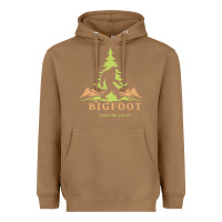 Toasted Coconut bigfoot t  shirt bigfoot take me away t  shirt Heavyweight Hoodie - linhVisuals