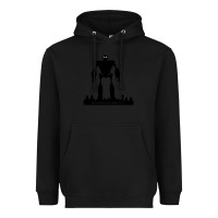 Black iron giant Heavyweight Hoodie - linhVisuals