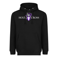 Black holy cross crusaders Heavyweight Hoodie - linhVisuals