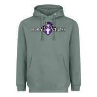 Sage holy cross crusaders Heavyweight Hoodie - linhVisuals