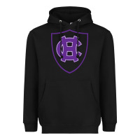 Black holy cross crusaders Heavyweight Hoodie - linhVisuals