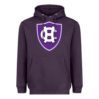 Plum holy cross crusaders Heavyweight Hoodie - linhVisuals