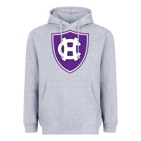 Heather Grey holy cross crusaders Heavyweight Hoodie - linhVisuals